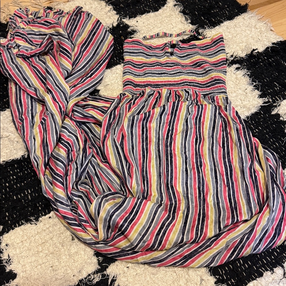Colorful Striped Dress